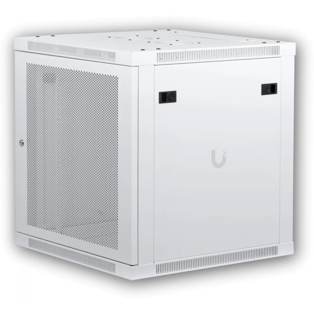 Imagen 7 de UBIQUITI Blanco 12U 60cm-Fondo Microperforada Gabinete Rack Pared Muro