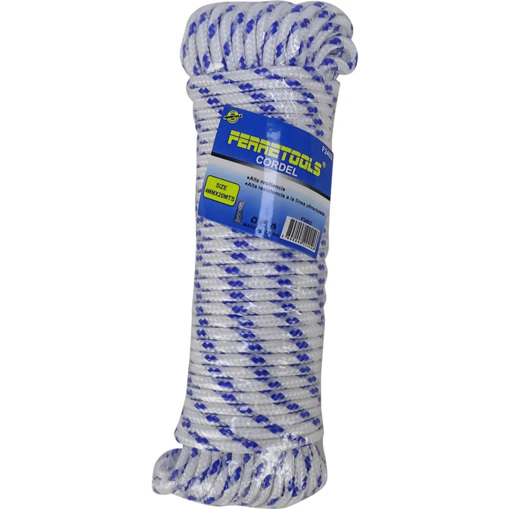 Soga 4mm-Diametro 20mt-Largo Cuerda UV