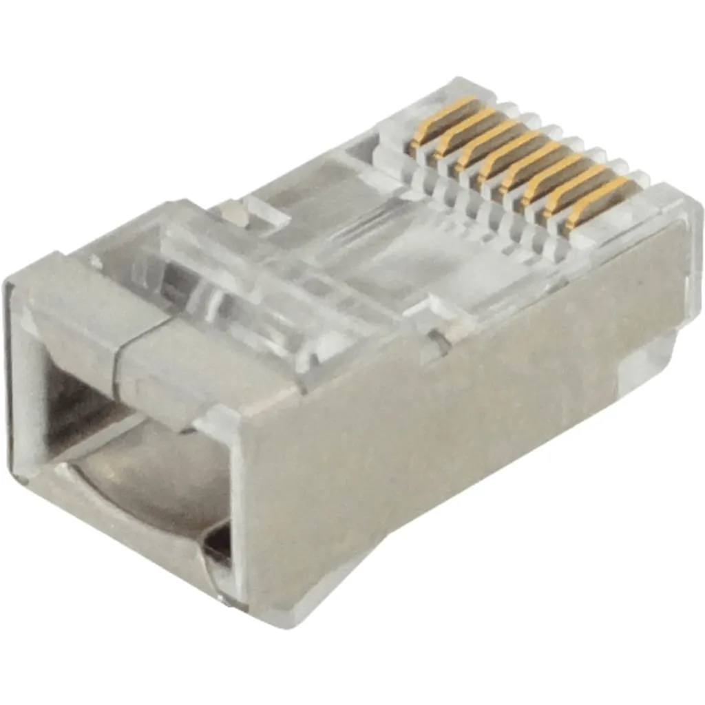 Imagen 1 de Conector RJ-45 XINTYLINK EZ-RJ45, con Orificio CAT6 STP FTP 1.1mm Bolsa 50 Unid