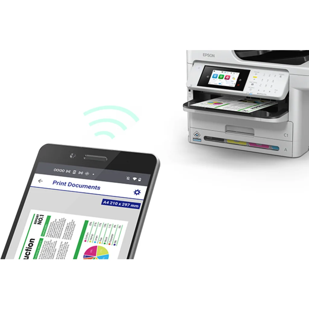Imagen 3 de Impresora Multifunción Epson WorkForce Pro C5891 Tinta Color WiFi LAN USB