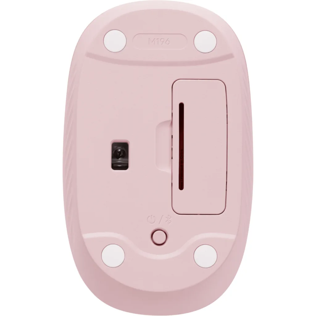 Imagen 2 de Mouse Inalámbrico Logitech M196, Óptico 1000dpi Bluetooth Rose
