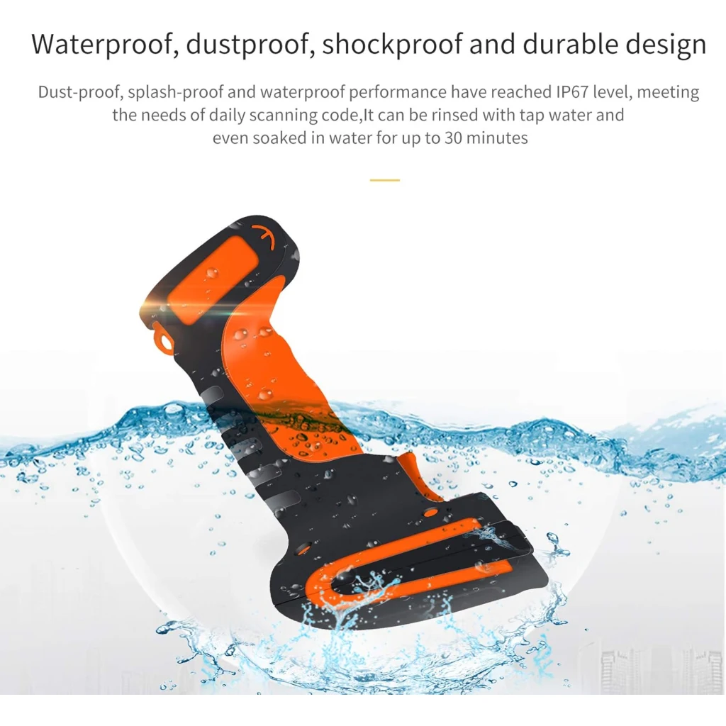 Imagen 3 de Lector Rugged de Código de Barras Symcode  2D MJ-1911 Alámbrico Interfaz USB