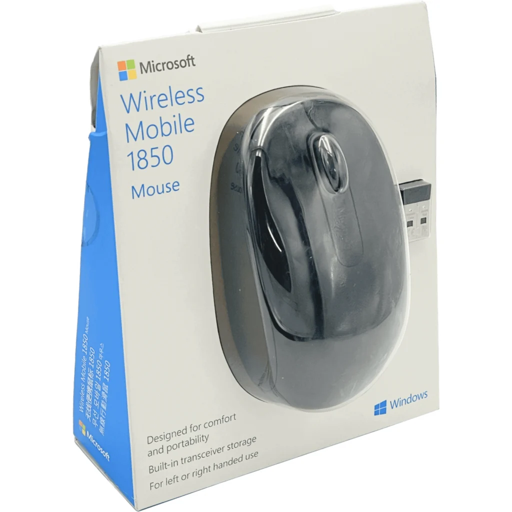 Imagen 2 de Mouse Negro USB-AM inalambrico 2,4GHz req/1-AA Black