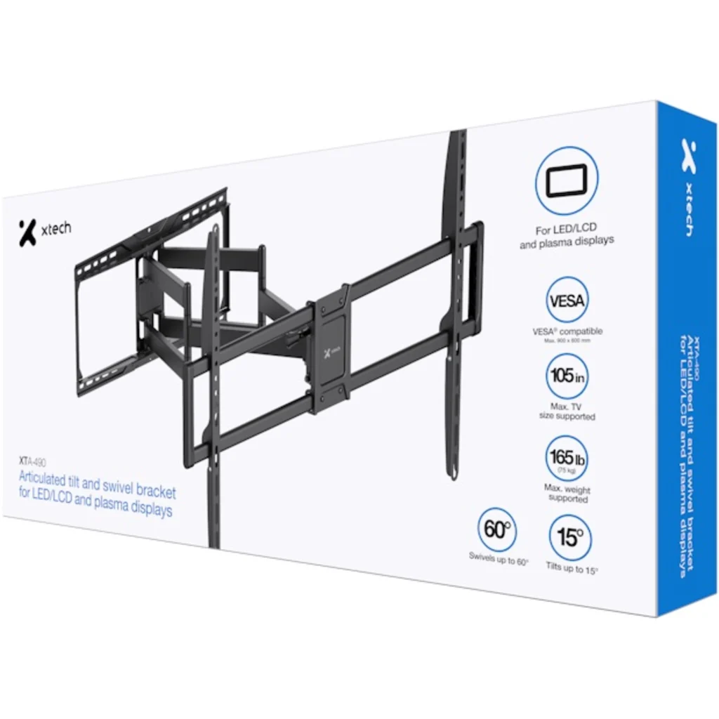 Imagen 4 de Soporte Articulado Xtech XTA-490 Pantallas 50-105" Inclinacion/Giro Hasta 75 kg