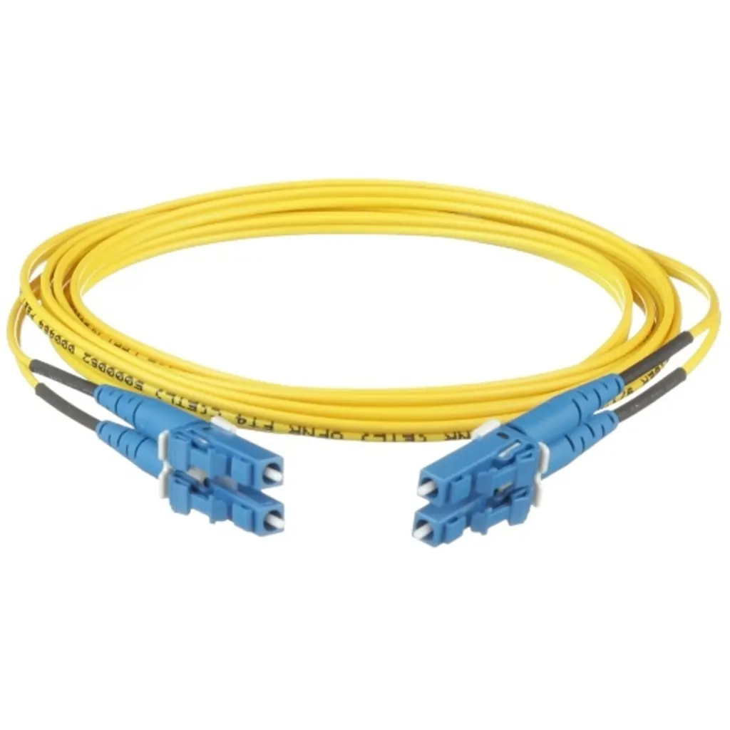Cable de Fibra Óptica Panduit, Duplex LC de fibra OS1/OS2 1.6mm 2mts Amarillo