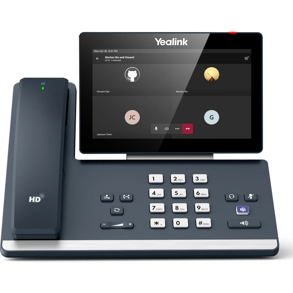 Imagen 3 de YEALINK Telefono ejecutivo de escritorio Smart Business para Teams , WIFI, Bluetooth , pantalla 7? a