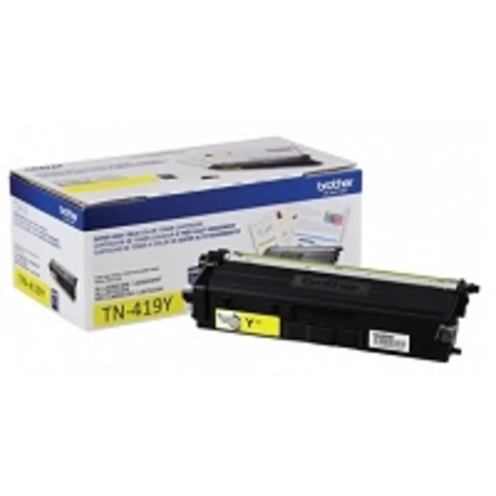 Imagen 1 de Cartucho de Tóner Brother TN419Y Amarillo Alto Rendim. aprox 9000 pág p/L8360CDW