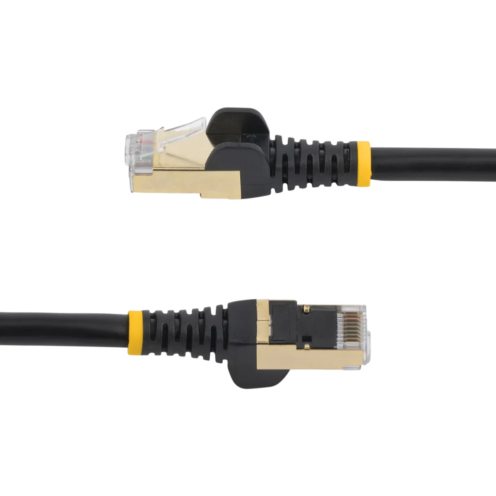 Imagen 1 de 10 FT SHIELDED CAT6A PATCH CABLE - BLACK