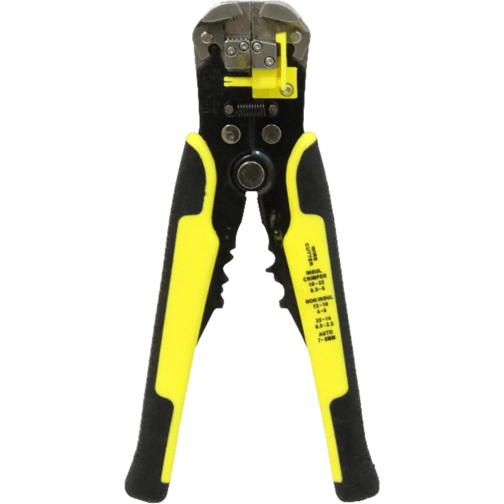 Imagen 1 de Pelacable 0,2-6,0mm 10-24 Corta-210mm Ajustable Deschaqueta Crimpeador