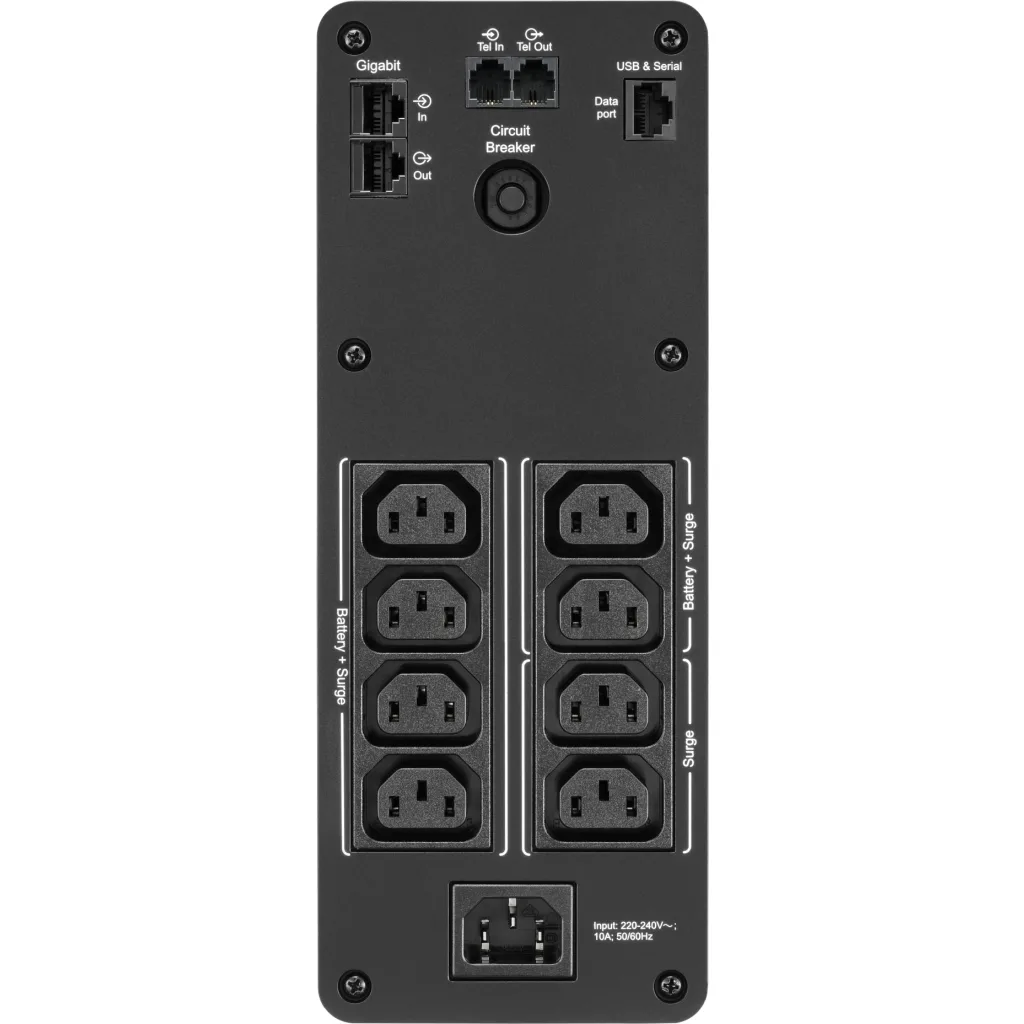 Imagen 2 de UPS APC SAI Back Pro BR 1200 VA onda sinusoidal Salida 8 tomas AVR Interfaz LCD