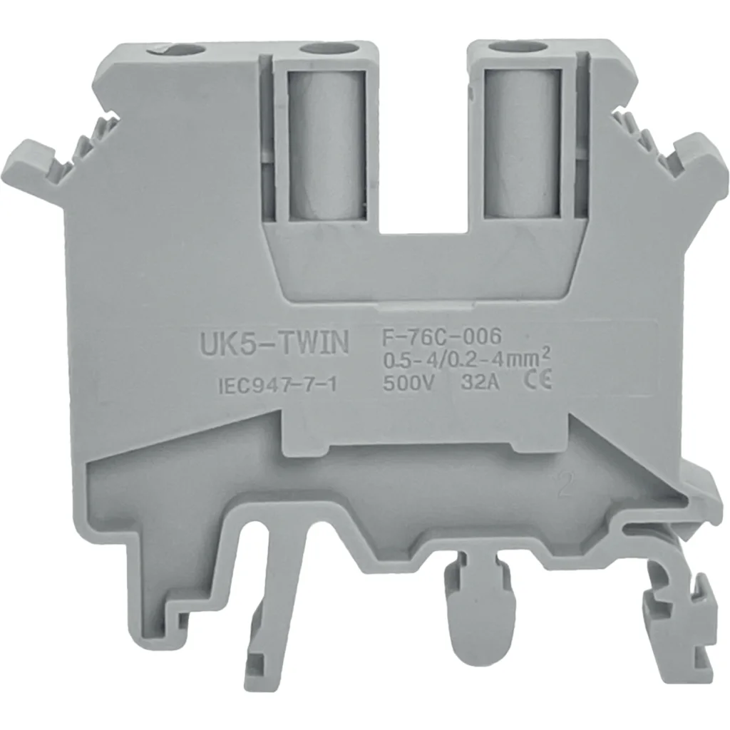 Imagen 1 de Borne Conexion Tornillo 0.2-4mm Riel Din Distribucion Electrica