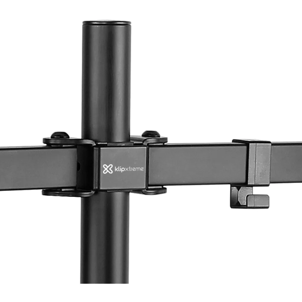 Imagen 2 de Soporte de Escritorio 2 Brazos para Monitor 13" a 32" Giro 180° Rot 360° - KLIPX
