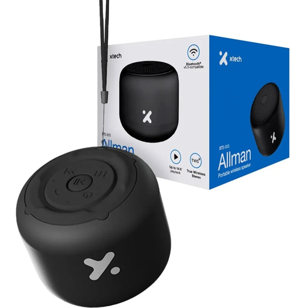 Imagen 2 de Xtech XTS-605 - Speakers - Black - Allman BT 3W TWS IPX7