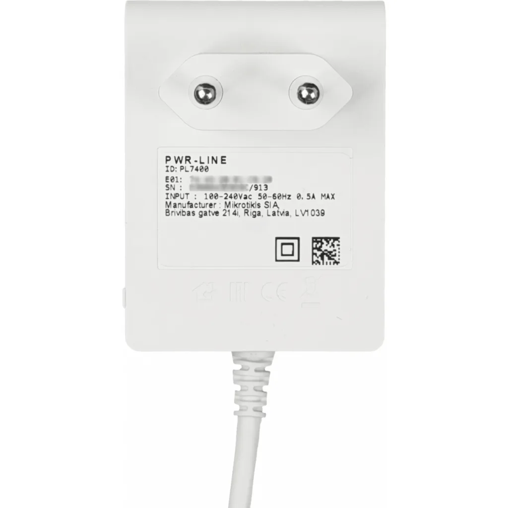 Imagen 2 de MIKROTIK AV500 Powerline 1-USB-micro-150cm Unitario req-HAP/MAP