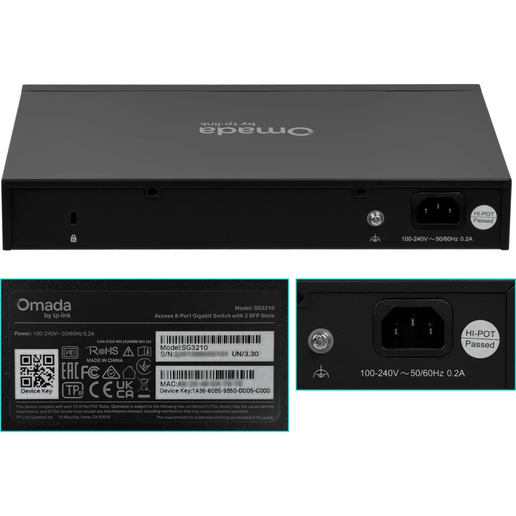 Imagen 2 de Switch TP-Link TL-SG3210 Administrable 8x 10/100/1000 + 2x SFP