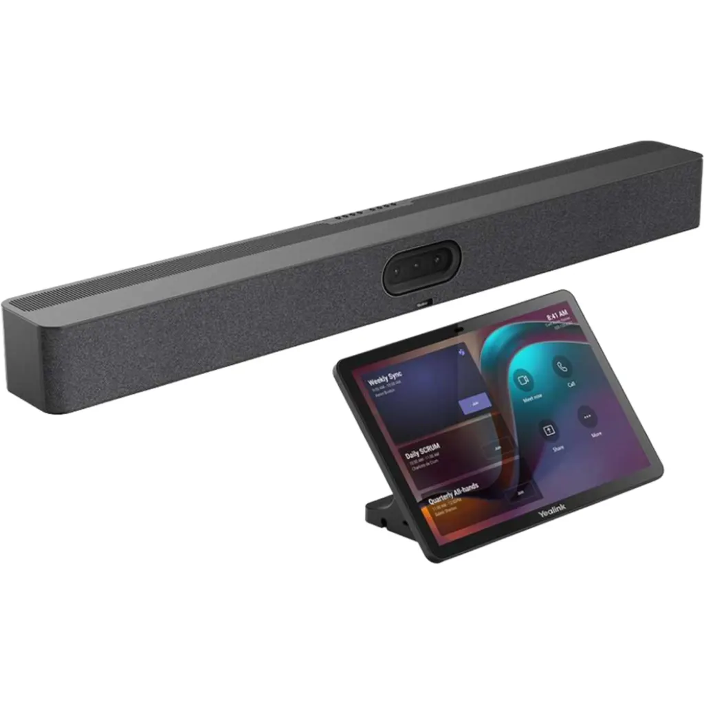 Sistema Videoconferencia Yealink MeetingBar A50, Incluye panel táctil CTP25.