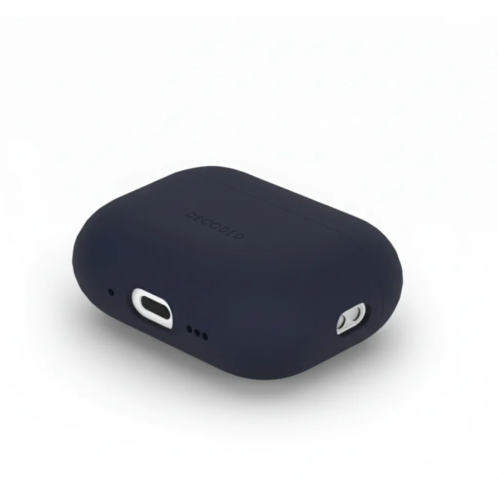 Imagen 4 de Funda silicona AirCase Pro Airpods Pro 3 Gen Decoded azul