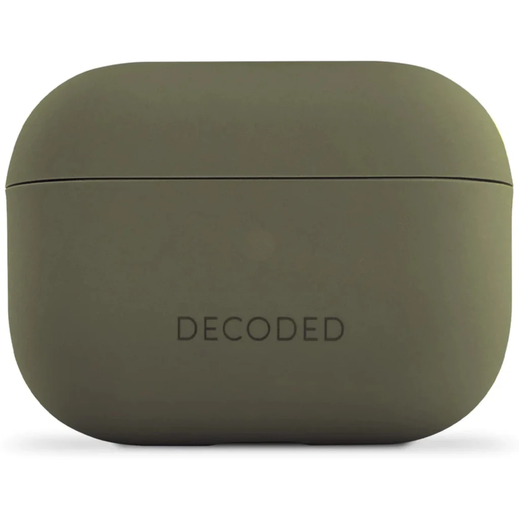 Funda silicona para Airpods Pro 2a y 1a gen Decoded Olivo