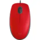 Thumbnail 9 de Logitech M110 Silent - Ratón - diestro y zurdo - óptico - 3 botones - cableado - USB - rojo