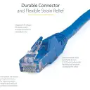 Thumbnail 6 de Cable de Red StarTech Cat6 UTP Conectores RJ-45 24 AWG 2.1 metros AZUL