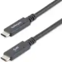 Thumbnail 0 de StarTech.com Cable de 1,8m USB-C a USB-C con capacidad para Entrega de Alimentación de 5A - USB TipoC - Cable de Carga USBC - USB 3.0 - Cable USB - USB-C (M) recto a USB-C (M) recto - USB 3.0 - 5 A - 1.8 m - compatibilidad con 4K - negro - para P/N: SV211HDUC
