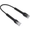 Thumbnail 0 de UBIQUITI Negro 10cm Cable Cat6 RJ45 0,1mt U-Cable-Patch-RJ45-BK