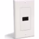 Thumbnail 0 de Tapa de Pared HDMI Hembra de 1 Salida Color Blanco