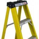 Thumbnail 1 de 1,7mt 140kg Tijera Fibra de Vidrio 6-Peldano Escalera 1.73mt Escala