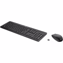 Thumbnail 1 de Kit Teclado Mouse Inalámbrico HP 235, Tradicional, óptico USB2.0 Color Negro
