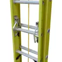 Thumbnail 2 de 3,6-7,5mt 140kg Telescopica Fibra de Vidrio 24-Peldano Escalera