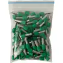 Thumbnail 2 de Verde 6,0mm2 12/20mm 100-unid AWG10 Ferrules Terminal Aislado Crimpeab