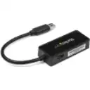 Thumbnail 1 de Adaptador USB 3.0 a Red Gigabit Trasnferencia Max 5000 Mbit/s Negro - StarTech