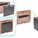 Thumbnail 3 de GABINETE RACK PARED LINKMADE 45CM-FONDO 6U  NEGRO INC-M6-2U
