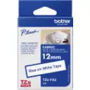 Thumbnail 3 de TZEFA3 : Iron on Fabric Tape Blue on Whi