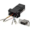 Thumbnail 0 de Adaptador Conversor Modular DB9 Serial a RJ45 Hembra a Hembra