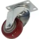 Thumbnail 2 de Rueda 3-pulgadas Rojo Giratoria Soporta-30Kg 65x92x105mm