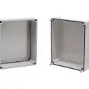 Thumbnail 0 de TIBOX 340x280x180mm Tapa-Gris Caja Gris Plastica c/Placa IP66 RoHS