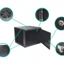 Thumbnail 4 de Rack 9U ciego Fondo-60cm Ancho-19p Mural-Pared Alto-51cm