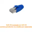 Thumbnail 3 de Conector RJ-45 Machos Crimpeables oro-50um 8P8C CAT7 1.5mm Bolsa 10-Conectores 