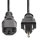 Thumbnail 3 de Cable de Poder NEMA 5-15P a C13, 10A 125V 18AWG 3mts 10ft - StarTech