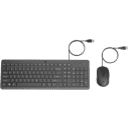 Thumbnail 2 de Kit Teclado Mouse Alámbrico HP 150, Optico 1600DPI USB Color Negro