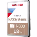 Thumbnail 0 de Disco Duro Toshiba N300 18TB 3.5" 7200RPM SATAIII 6.0 Gbit/s 512e p/serv NAS