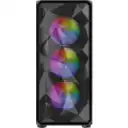 Thumbnail 2 de Gabinete Gamer Antec AX83 RGB ELITE MidTower 2*USB2.0 USB3.0 Vid temp 3FAN Negro