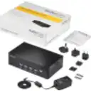 Thumbnail 5 de StarTech.com Switch Conmutador KVM de 4 Puertos HDMI - 4K de 30Hz - de Pantalla Doble - Conmutador KVM / audio / USB - 4 x KVM / audio / USB - montaje en rack