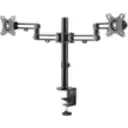 Thumbnail 3 de StarTech.com Brazo de Soporte para Monitor - Articulado - de Aluminio - para Monitores VESA de hasta 32IN - con Dos Brazos Giratorios - Mount para 2 monitores (brazo ajustable) - aluminio - negro - tamaño de pantalla: hasta 32" - montable en escritorio