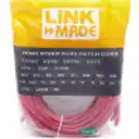 Thumbnail 2 de LINKMADE 15mt Cat6 U/UTP Rojo LSZH Cable Patch Inyectado Multifilar