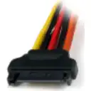 Thumbnail 3 de 6in Latching SATA Power Y Splitter Cable