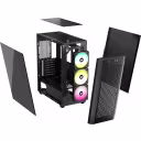 Thumbnail 12 de Gabinete Corsair 480T RGB 2*USB3.0 Vidrio Templado Filtro polvo ATX Negro