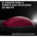 Thumbnail 14 de Mouse Gamer Logitech Pro 2 LIGHTSPEED Inalámbrico Sensor HERO 2 Rosa