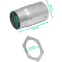Thumbnail 0 de 50mm Salida Hilo para Conduit Rigido Metalico Largo-9cm